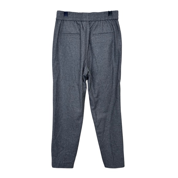 NEW Moncler Logo Patch Track Pants Gray Wool Blend Size 42 / Small - Picture 3 of 10